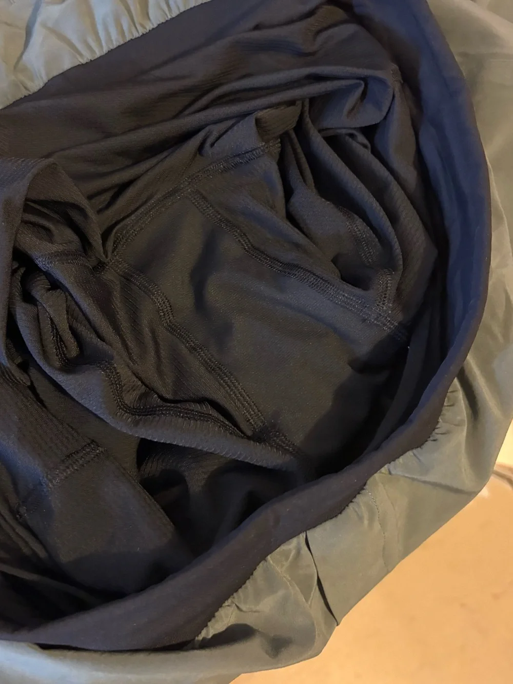 Men's Lululemon Lab Diffract Run Lined Shorts XL Green/Black
